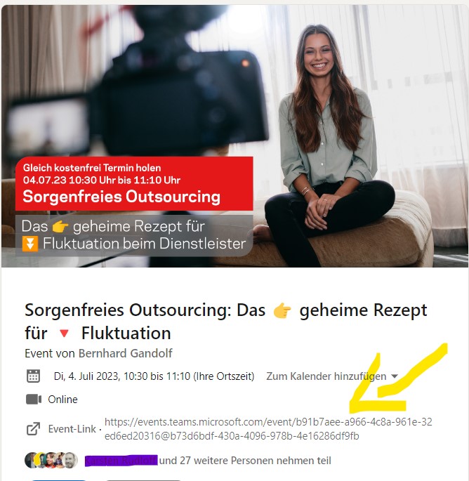 Webinar Sorgenfreies Outsourcing: Das geheime Rezept für reduzierte Fluktuation beim Dienstleister am 4.7.23 und 10:30 Uhr