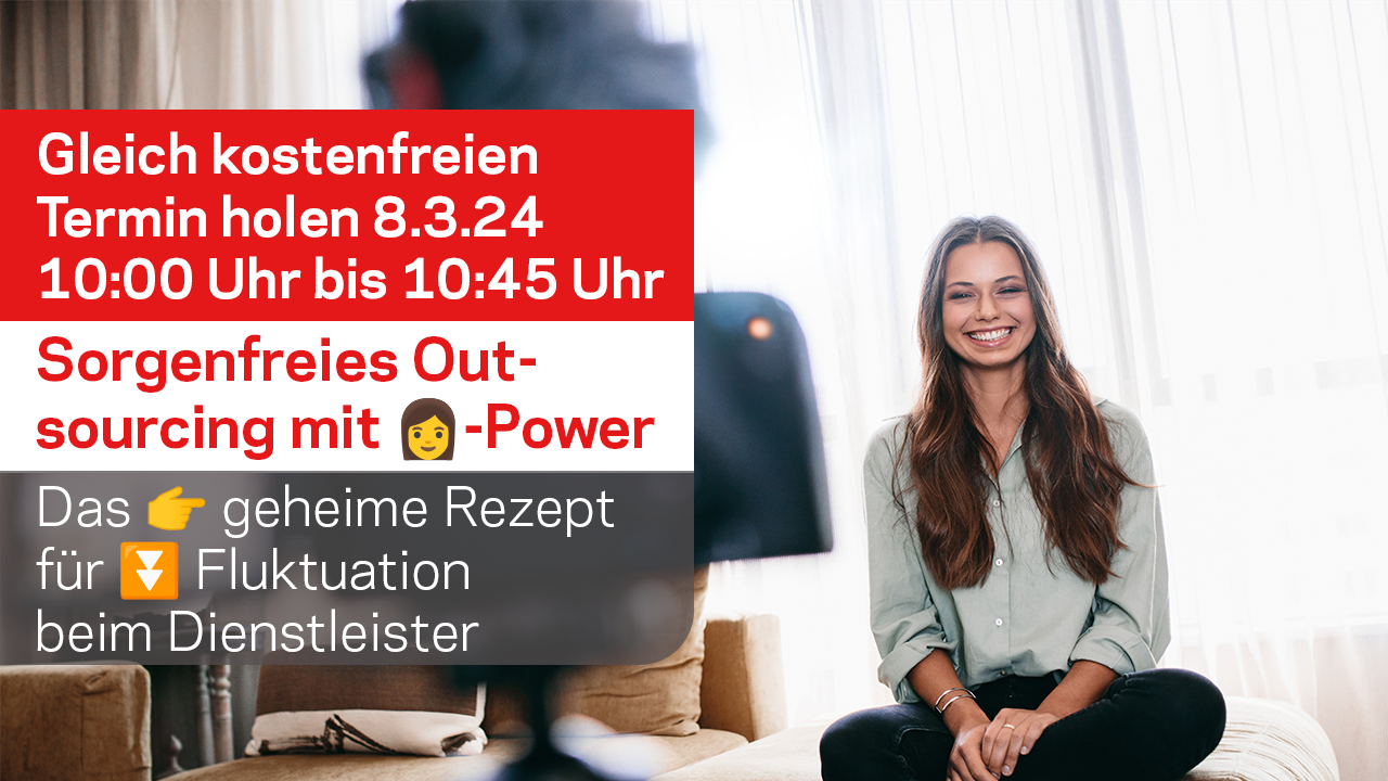 Webinar Sorgenfreies Outsourcing am Weltfrauentag