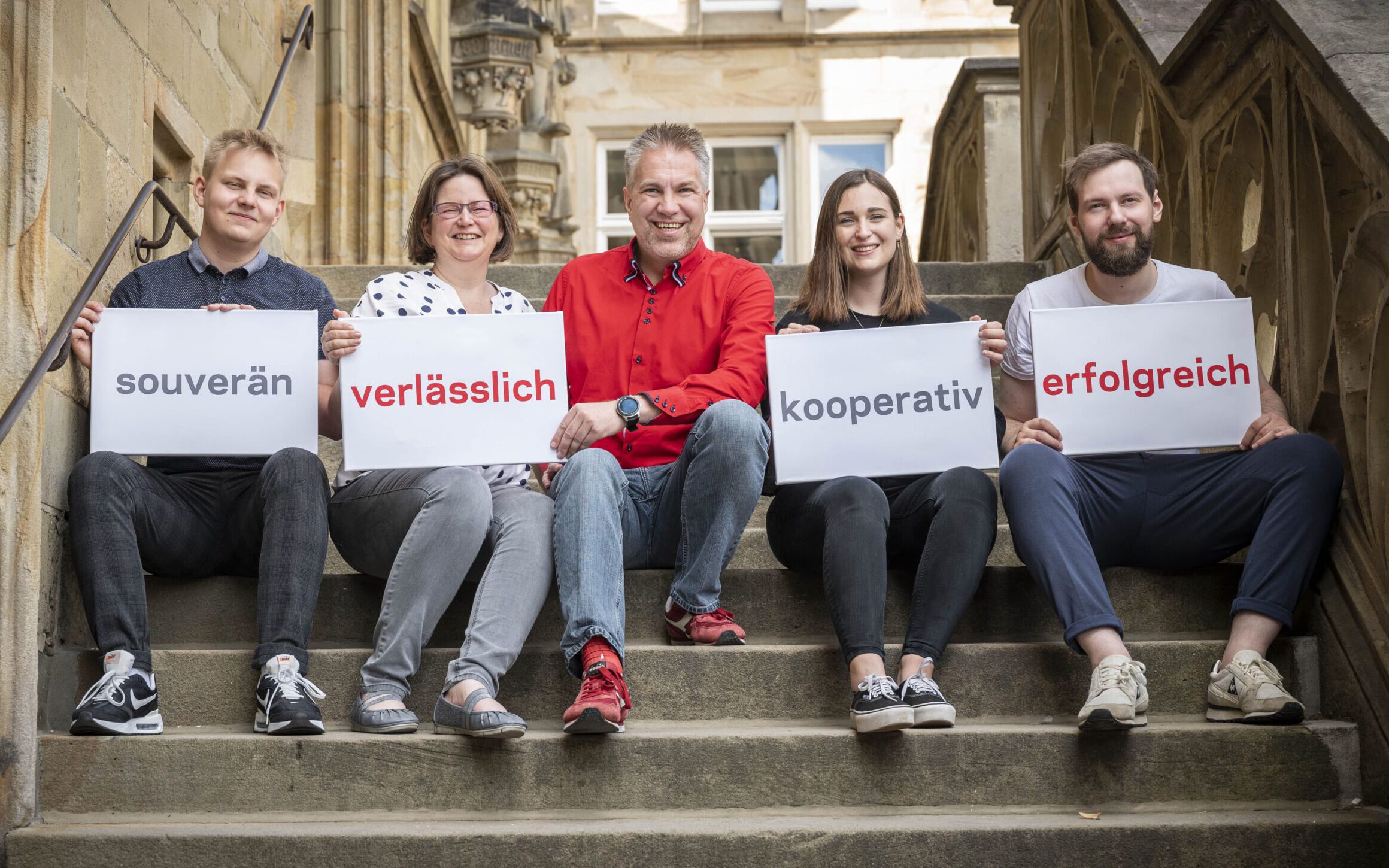 souverän, verlässlich, kooperativ, erfolgreich
