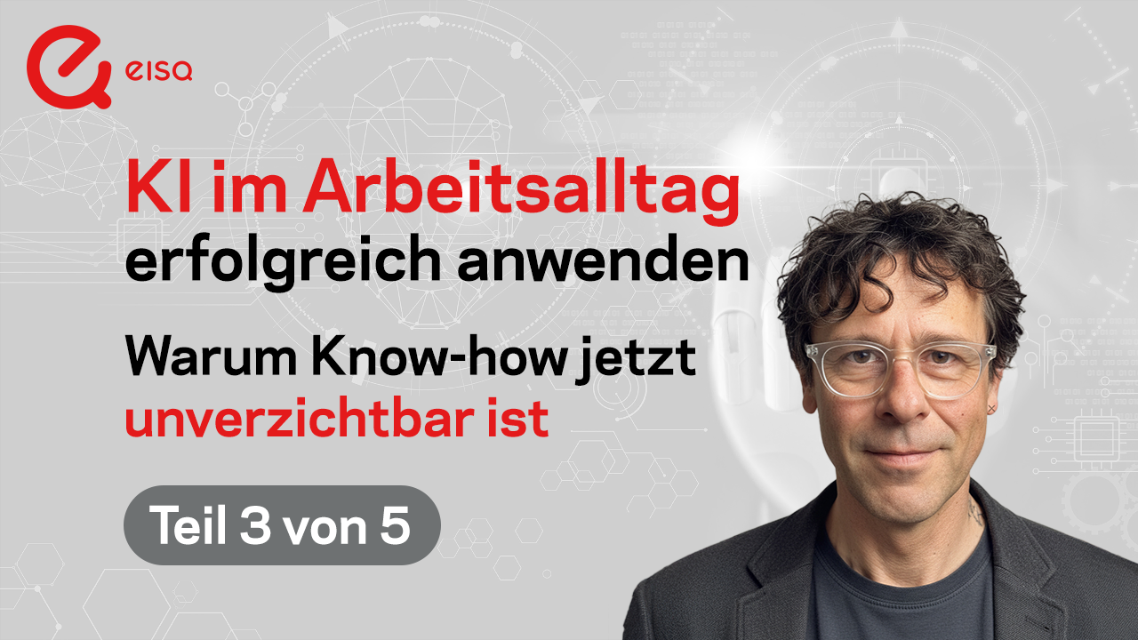 Alexander Jünger über KI-Kompetenz im Arbeitsalltag und warum Know-how so wichtig ist.